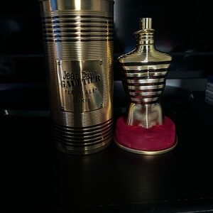 Jean Paul Gaultier Gold and Black Striped Bottle